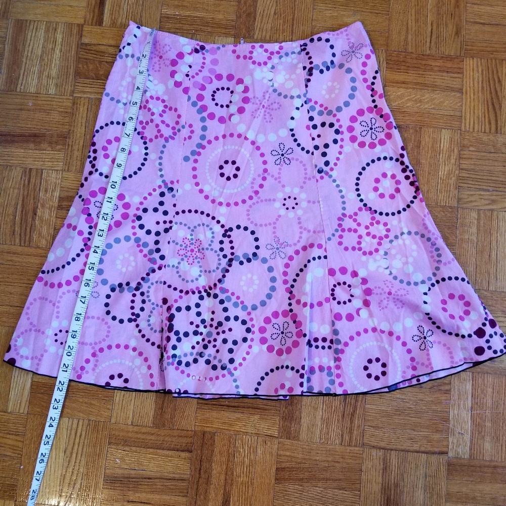 Cute Pink & Black A-line Skirt